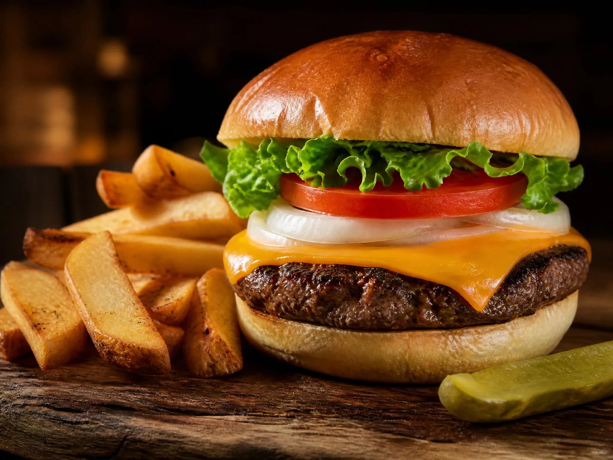 All-American Cheeseburger*