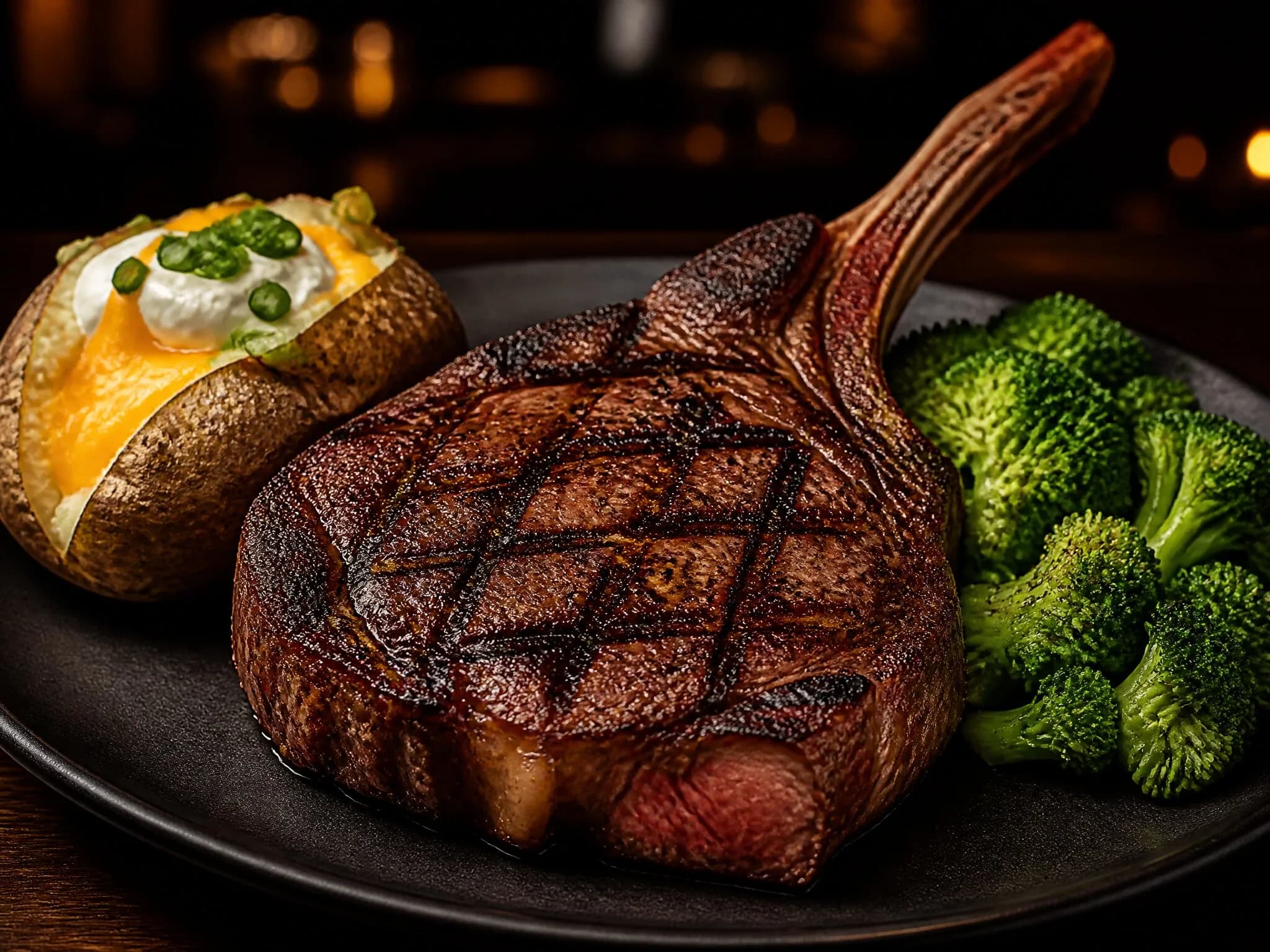 Bone-in ribeye steak