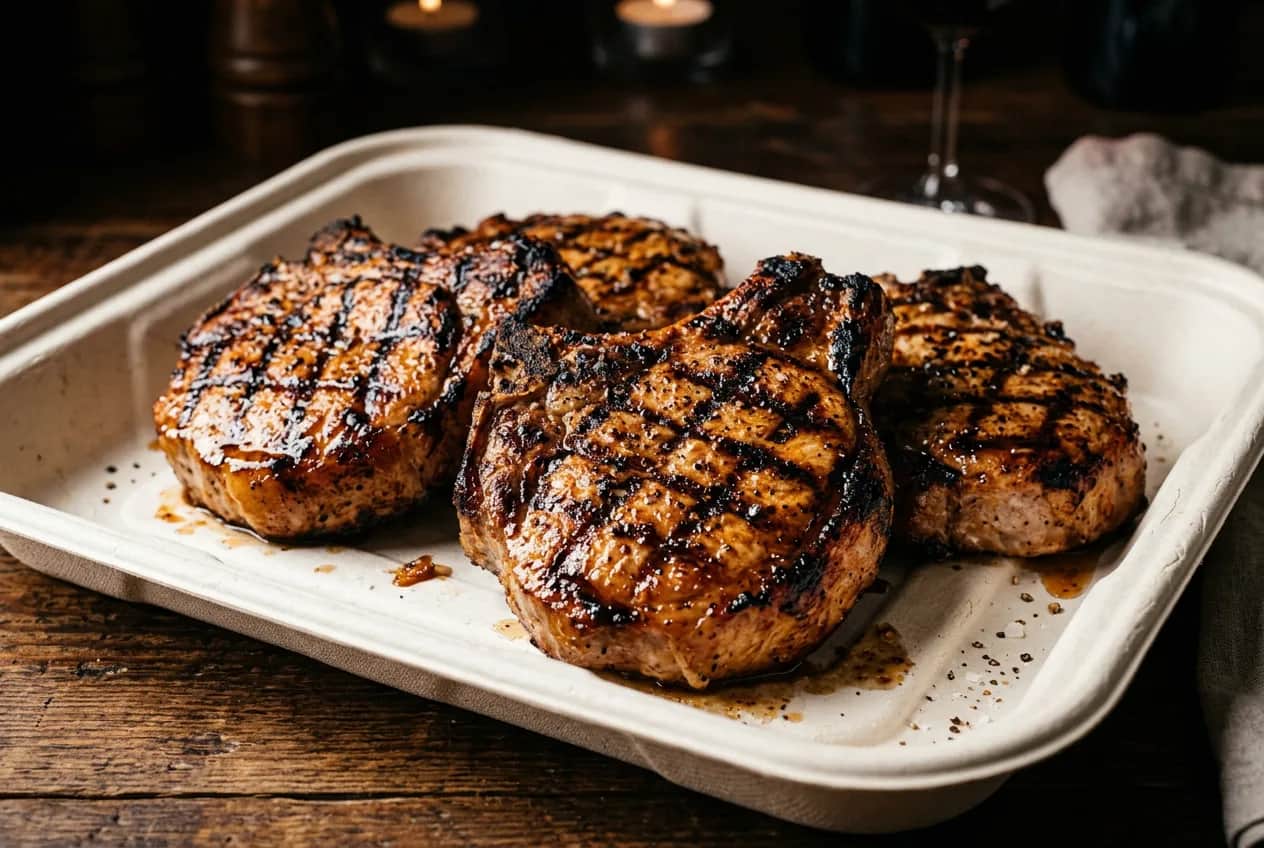 Illustration of Family Sized Pork Chops