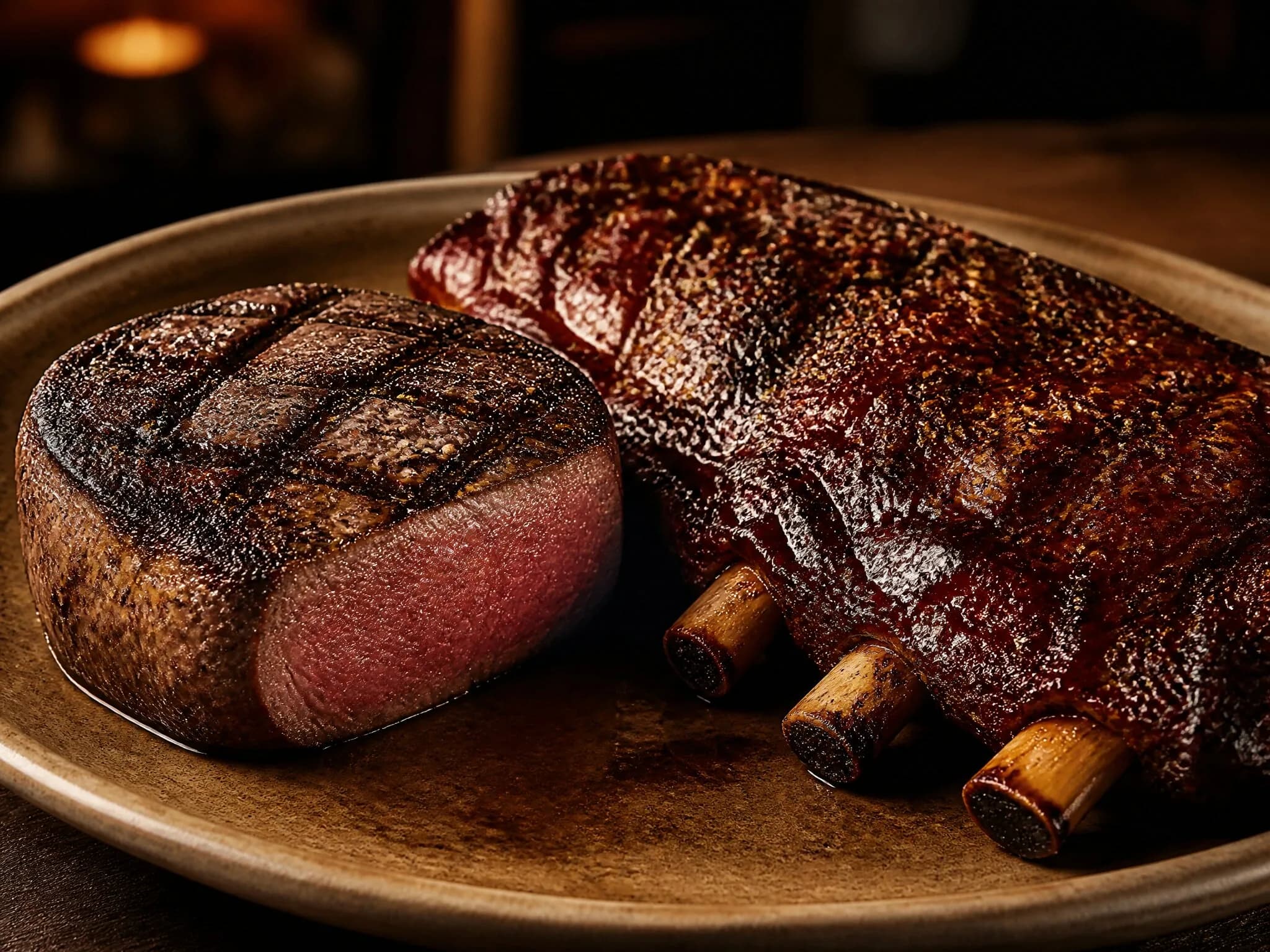 Filet* 6oz & Ribs