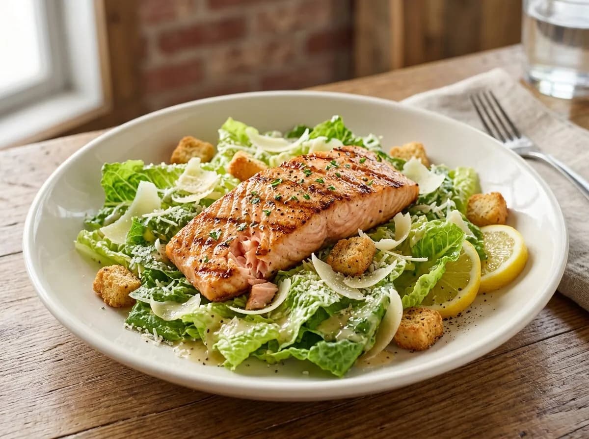 Salmon Caesar Salad